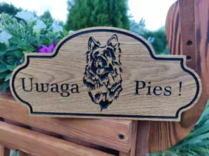Tabliczki Uwaga Pies